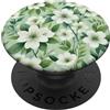 Your Diabs Green Floral Gifts Fiori Di Ibisco Verde Morbido Modello Foglie Estetiche PopSockets PopGrip Adesivo