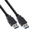 InLine 1.0m USB 3.0 cavo USB 1 m USB A Nero