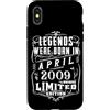 Jahrgang 2009 Geboren Limited für Damen Custodia per iPhone X/XS Compleanno Aprile 2009 Limited Edition Vintage Birthday