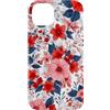 Your Diabs Red Blue Floral Gifts Custodia per iPhone 14 Plus Motivo floreale rosso blu botanico fiori estetico