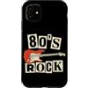 Vintage Rock & Roll Music Rock Concert M Custodia per iPhone 11 Chitarra elettrica rock anni '80 Rock N Roll Rock Music Lover Punk