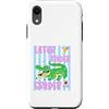 Happy Kinder Kids Co. Custodia per iPhone XR Più tardi Kinder Grader Alligator School Graduate