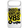 Raised On Vinyl And V8s Custodia per iPhone Air Rialzato su vinile e V8s Retro Vintage Music And Cars