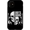 Vintage Rock & Roll Music Rock Concert M Custodia per iPhone 11 80s Rock N Roll Skeleto Rock Music Chitarrista Rock Fans
