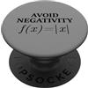 Nerdy Gifts for Math Student Mathematics Evita il regalo per insegnanti studenti di matematica con PopSockets PopGrip Adesivo