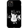 Vintage Rock & Roll Music Rock Concert M Custodia per iPhone 11 Pro Max Chitarra rock Sketch Rock Music Lover Chitarra Elettrica Rock Fan