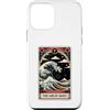 TOKYO WAVES Great Wave Off Kanagawa Desi Custodia per iPhone 12 mini The Great Wave Off Kanagawa Tarocchi Notte Opera d'arte Giappone