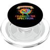 Autism Awareness Support Acceptance Mens Neurodiversità Spettro cerebrale Consapevolezza dellautismo ADHD Uomini Bambini PopSockets PopGrip per MagSafe