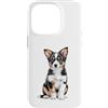 Border Collie Puppy Lover PS Custodia per iPhone 14 Pro Border Collie, disegno di cucciolo, arte, amante dei cani