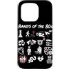 Vintage Rock & Roll Music Rock Concert M Custodia per iPhone 15 Pro Bande Degli 80 Rock Music Lover Rock And Roll Fan Punk