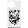 Raised On Vinyl And V8s Custodia per iPhone 13 Pro Max Rialzato su vinile e V8s Retro Vintage Music And Cars