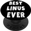 Best Linus Ever Birthday Name Funny Migliore Miglior Linus di Sempre PopSockets PopGrip Adesivo