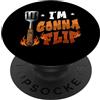 BBQ Grill Meat Lover Designs BBQ Grilling Barbecue Spatola Grill Chef PopSockets PopGrip Adesivo