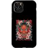 TOKYO WAVES Oni Mask Designs Custodia per iPhone 11 Pro Yokai Oni Maschera Diavolo Giapponese Demone Tattoo Oni Mask