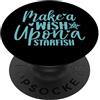 The Aqua Cottage Desiderio su una stella marina PopSockets PopGrip Adesivo