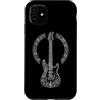 Vintage Rock & Roll Music Rock Concert M Custodia per iPhone 11 Chitarra elettrica Rock Band Chitarrista Rock Music Guitar Player
