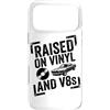 Raised On Vinyl And V8s Custodia per iPhone 17 Pro Max Rialzato su vinile e V8s Retro Vintage Music And Cars