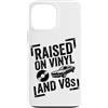 Raised On Vinyl And V8s Custodia per iPhone 13 Pro Max Rialzato su vinile e V8s Retro Vintage Music And Cars