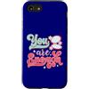Great Family Designs Custodia per iPhone SE (2020) / 7/8 You Are Enough Retro 70s Daisy Affermazione positiva
