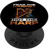 Harp Gifts Temi l'arpista non l'arpa PopSockets PopGrip Adesivo