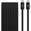 Beats Cavo Beats intrecciato da 240 W, da USB-C a USB-C, per ricarica rapida, resistente e antigroviglio, compatibile con dispositivi Apple e Android (3 m) - Nero nucleare