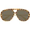 Bottega Veneta Occhiali da Sole BV1274S 005 Oro/Marrone Unisex 63/12/140