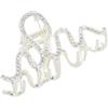 Solida Pinza per capelli dorato con strass Fermacapelli 1 pz.