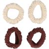Solida Haargummi strukturiert, beige, braun Elastico per capelli 4 pz.