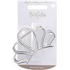Solida Pinza per capelli in metallo argento Fermacapelli 1 pz.