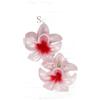 Solida Pinza per capelli fiore Bali rosa glitter Fermacapelli 1 pz.