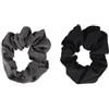Solida Scrunchie nero, grigio 11 cm Elastico per capelli 1 pz.