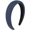 Solida Cerchietto imbottito in denim Cerchietto 1 pz.