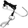 Joyzan Scuba Diving Reef Hook, Gancio per Immersione Subacquea Doppio Acciaio Inossidabile con Cordino Spiralato Accessori Sicurezza Spirale Lanyard Subacqueo Ganci Drift Linea Cave Dive Da Deriva Filo Clip
