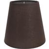 Eastlion 5.5 inch Paralume Tessuto Piccolo Clip Paralumi Lampadari Lampadario e Lampada a Muro,Marrone