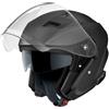 Sena Outstar S casco open face con tecnologia Bluetooth Intercom e connettività con smartphone (Nero, L)