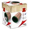 Cayro - Gioco Di Dadi Da Poker - Coppa + 5 Dadi Da Poker - Coppa In Pelle Foderata All'Interno - Gioco Da Tavolo Per Adulti - Ideale Come Regalo - Gioco In Famiglia