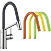 BLANCO VIU-S | Rubinetto da cucina cromato | alta pressione | con tubo estraibile | prevenzione di riflusso | cartuccia in ceramica | qualità sicura dell'acqua e risparmio d'acqua