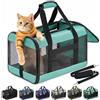 Conlun Box per Gatti Aeroplano-compatibile, Trasportino per Cani con Lati Morbidi con Guinzaglio Interno, Trasporto per Gatti di Piccola e Media Taglia e Cuccioli fino a 7 kg, Borsa da Viaggio