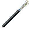 MAXCABLE ECG CAT5EF/UTP4X2X24 AWG PE. Cavo FTP Cat5e Rame da esterno nero 305m