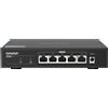 QNAP QSW-1105-5T switch di rete Non gestito Gigabit Ethernet (10/100/1000) Nero