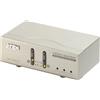 Aten VS0202, VGA, 2 X HDB-15 Blu maschio, 2 X HDB-15 Blu femmina, metallo, argento, 3
