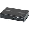 Aten VS192, DisplayPort, 2x DisplayPort, 4096 x 2160 pixel, nero, metallo