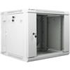 Lanberg WF02-6609-10S Lanberg 19 9u 600x600mm Grey a due sezioni mobili