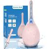 PropoDusche Clistere Per Pulizia Ano Anale - Peretta per Clistere Adulti può Essere Collegato al Tubo della Doccia, Peretta Evacuativa Doccino Anale Lavanda Vaginale per Uomini Donne 245ML(Rosa 1)