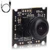 Mimdixy Modulo telecamera USB, modulo webcam chip OV3660 Uscita USB 2.0 2048 x 1536 15fps Obiettivo, 110° Supporto telecamera fissa Scheda webcam OTG mobile per computer, laptop, PC industriale