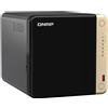 GielleService NAS SERVER TOWER QNAP TS-464-8G Processore Intel Celeron N5095 8 GB di memoria 4 alloggiamenti (2,5, 3,5, M.2) USB HDMI
