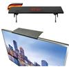 SCHWAIGER 661804 Scaffale per TV Supporto per monitor Scaffale per schermi Scaffale multimediale Supporto per topper TV Supporto per altoparlanti TV Supporto per ricevitori 18 pollici