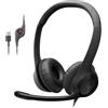 Logitech ClearChat Comfort USB Cuffie, Nero