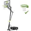 Exit Toys Canestro da basket EXIT Galaxy portatile con anello per schiacciare