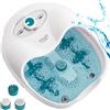 Adler Massaggiatore plantare ad acqua Idromassaggio Riscaldatore Timer Rulli massaggiatori